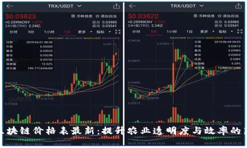 农业区块链价格表最新：提升农业透明度与效率的新机遇